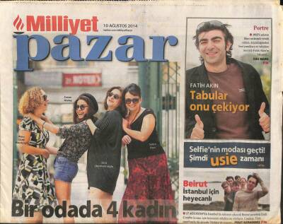 Milliyet Gazetesi Pazar Eki 10 Ağustos 2014 - Magazin Muhabirleriyle Bodrumda İki Gün GZ105861 - 1