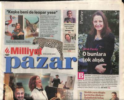 Milliyet Gazetesi Pazar Eki 10 Kasım 2013 - Levent Köprülü O Araba Size Fazla Gelmesin GZ100501 - 2