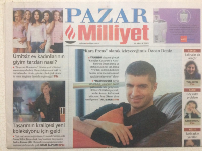 Milliyet Gazetesi Pazar Eki - 11 Aralık 2005 - Tasarımın Kraliçesi Yeni Koleksiyonu İçin Geldi GZ24405 - 1