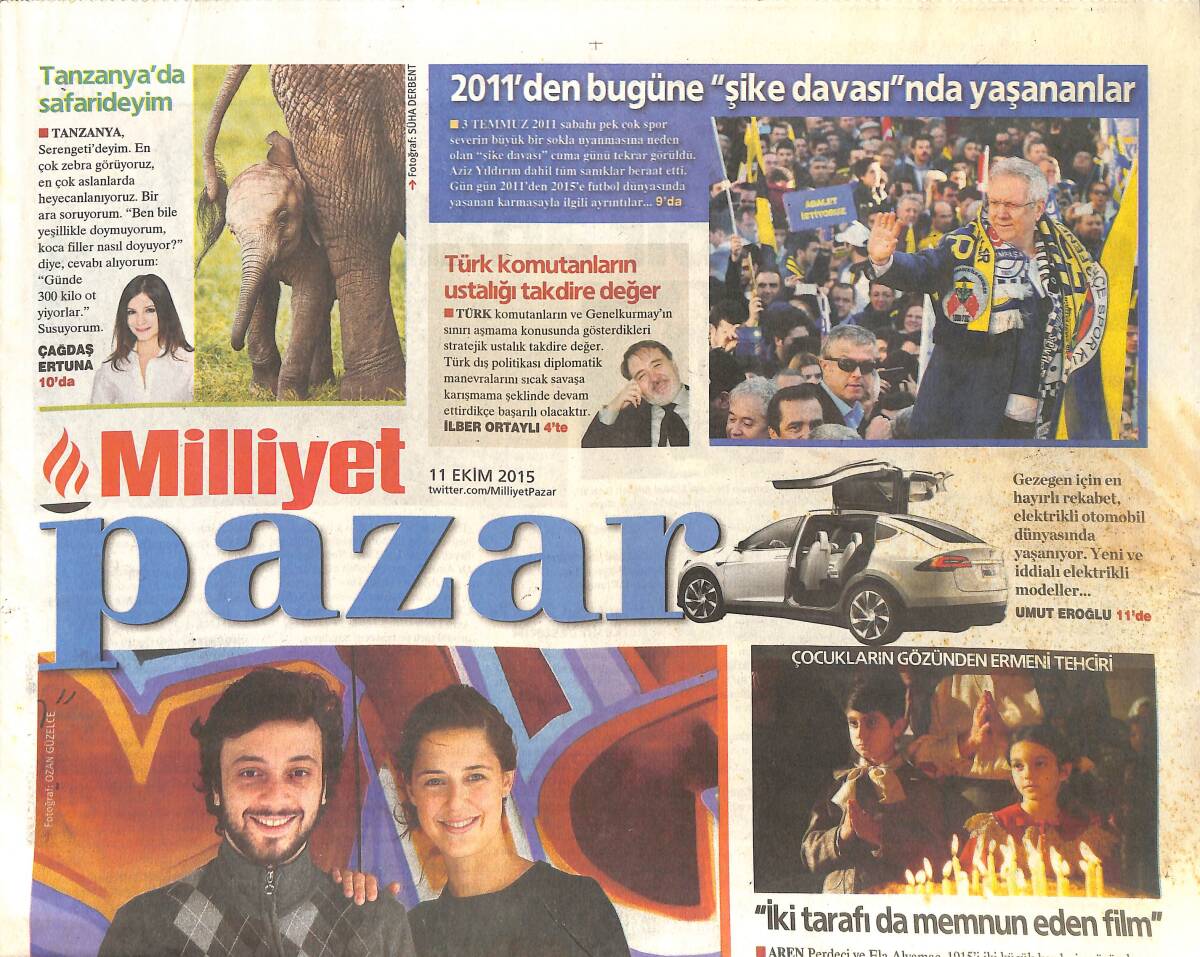Milliyet Gazetesi Pazar Eki 11 Ekim 2015 - 2011'den Bugüne Şike Davasında Yaşananlar GZ154739 - 1