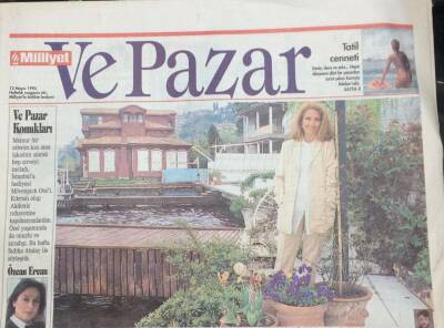 Milliyet Gazetesi Pazar Eki 12 Mayıs 1996 Ayşe Kulin Özel Haberi GZ36206 - 1