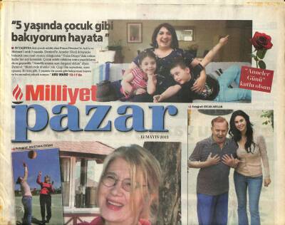 Milliyet Gazetesi Pazar Eki 12 Mayıs 2013 - CHP Milletvekili Emine Ülker Kabuğum Kalındır Ama Aslında Çok Neşeliyim GZ123284 - 1