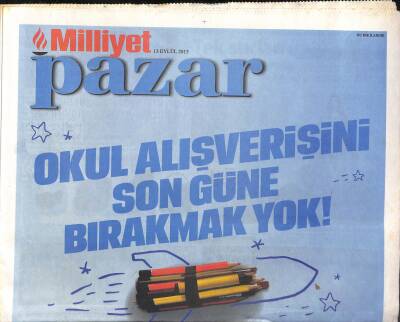 Milliyet Gazetesi Pazar Eki 13 Eylül 2015 - Göç Dalgası Türkiye İçin Kazançlar Sağlayabilir GZ119500 - 1