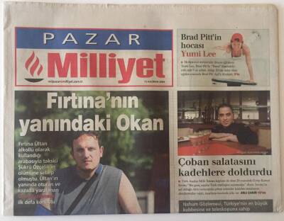 Milliyet Gazetesi Pazar Eki 13 Haziran 2004 - Nahum Gözlemevi Türkiyenin En Büyük Kubbesine Ve Teleskopuna Sahip GZ22596 - 1