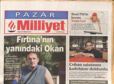 Milliyet Gazetesi Pazar Eki 13 Haziran 2004 - Okan Kızılırmak İlk Defa Konuştu GZ108465 - 1
