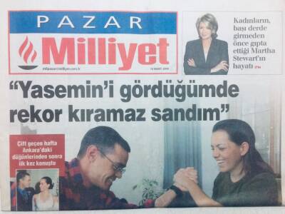 Milliyet Gazetesi Pazar Eki - 14 Mart 2004 - Koleksiyoncu Amcasını Filmini Yaptı Ödül Kazandı GZ46035 - 2