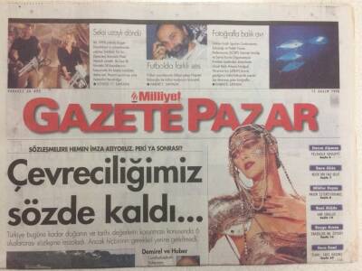 Milliyet Gazetesi Pazar Eki 15 Kasım 1998 - Altının Rakibi GZ35878 - 1