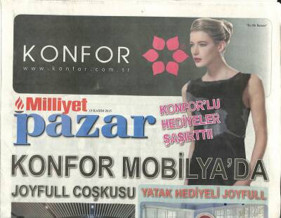 Milliyet Gazetesi Pazar Eki 15 Kasım 2015 - İstanbulun Mumla Aydınlanan Evleri GZ117019 - 1