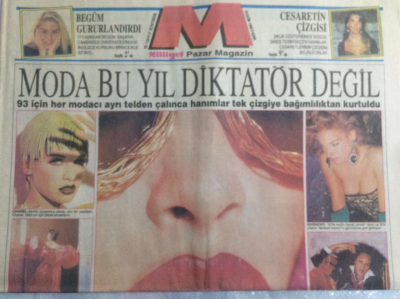 Milliyet Gazetesi Pazar Eki 16 Ekim 1992 - Emel Sayından Mini Gösteri,Seda SayanMuazzez Abacı Detone Oluyor GZ21597 - 1