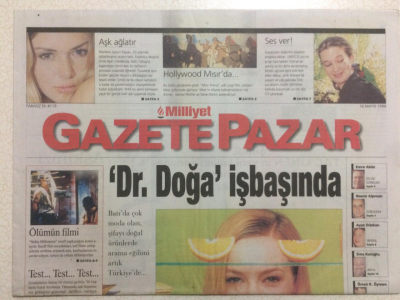 Milliyet Gazetesi Pazar Eki 16 Mayıs 1999 - Dr Doğa İş Başında GZ24537 - 1