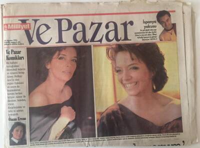 Milliyet Gazetesi Pazar Eki 18 Ağustos 1996 - Ünlü Sanatçı Serap Aksoy İle Danstan Ve Baleden Konuştuk GZ22708 - 1