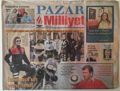Milliyet Gazetesi Pazar Eki 18 Nisan 2010 - Tanju Çolak İle Söyleşi GZ22857 - 1