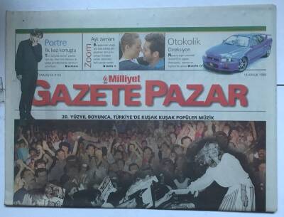 Milliyet Gazetesi Pazar Eki 19 Aralık 1999 - Avrupadaki Osmanlı GZ8492 - 1