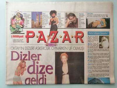 Milliyet Gazetesi Pazar Eki 2 Kasım 1997 Seray Severin İç Aleminde Gezintiye Çıktık -GZ14633 - 1