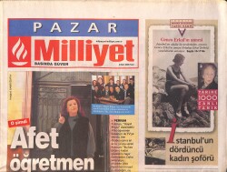 Milliyet Gazetesi Pazar Eki 2 Mart 2003 - Perran Kutman '' Afet Öğretmen Karakterinin Tıpkı Perihan Abla Gibi Sevileceğine İnanıyorum '' diyor GZ157595 - Gökçekoleksiyon