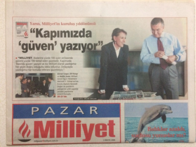 Milliyet Gazetesi Pazar Eki 2 Mayıs 2004 - Oktay Kaynarca,Herkesin Kadın Hayranı Var,Benim Erkek GZ24557 - 1