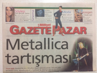Milliyet Gazetesi Pazar Eki 20 Haziran 1999 - Seren Serengil Yatağımda Yatıp Arkamdan Konuştular GZ24909 - 1