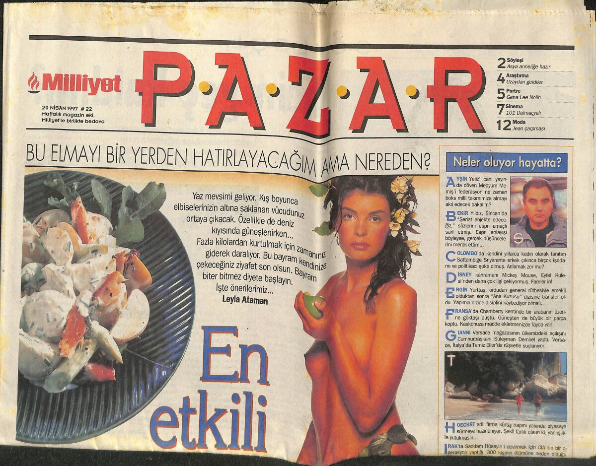 Milliyet Gazetesi Pazar Eki 20 Nisan 1997 - İstanbul Dolaylarından Rock Şarkıları GZ152985 - 1