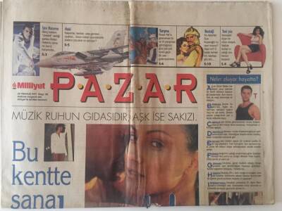 Milliyet Gazetesi Pazar Eki 20 Temmuz 1997 - Bu Kentte Sanal Aşk Yok GZ22711 - 1