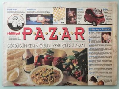 Milliyet Gazetesi Pazar Eki 21 Eylül 1997 Gördüğün Senin Olsun Yeyip İçtiğini Anlat- GZ14638 - 1