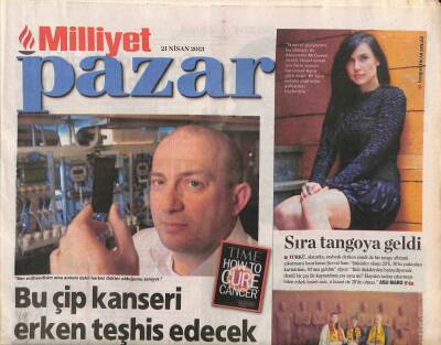 Milliyet Gazetesi Pazar Eki 21 Nisan 2013 - Aylin Aslım Acaba Evlilik Meselesini Gözümüzde Mi Büyütüyoruz ? GZ106014 - 1