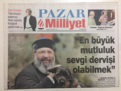 Milliyet Gazetesi Pazar Eki 23 Ekim 2005 - En Büyük Mutluluk Sevgi Dervişi Olabilmek GZ24567 - 1