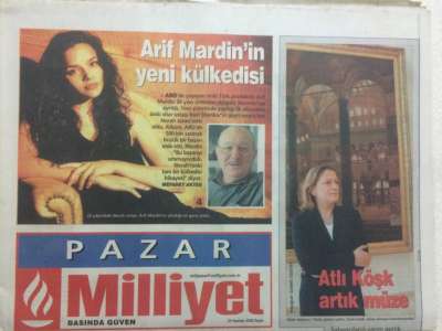 Milliyet Gazetesi Pazar Eki 23 Haziran 2002 - Zeynep Casalini Şöhreti Davul Getirdi GZ24555 - 1