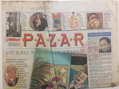 Milliyet Gazetesi Pazar Eki 23 Kasım 1997 - İç Giyimde Anetta Şhow GZ27380 - 1