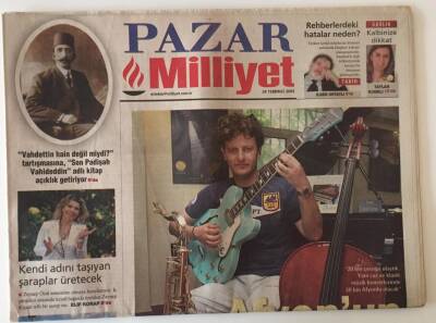 Milliyet Gazetesi Pazar Eki 24 Temmuz 2005 - Afyonun Kültür Delisi Hüseyin Başkadem Caz da Klasik Müzik Festivali Var GZ20628 - 1