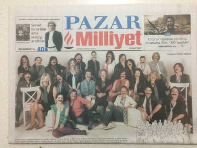 Milliyet Gazetesi Pazar Eki 25 Mart 2007 - Kadınlı Meclise Dikkat GZ51683 - 1