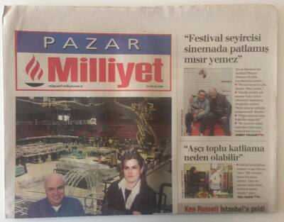 Milliyet Gazetesi Pazar Eki 25 Nisan 2004 - İstanbul Eurovision Yaşayacak Yarışma 15 Mayıs Gecesi Abdi İpekçi Spor Salonunda Yapılacak GZ20559 - 1