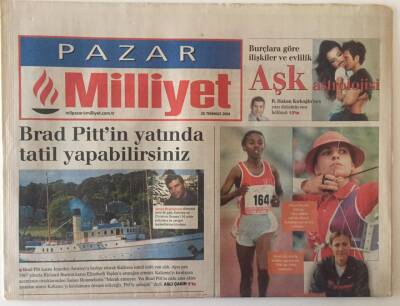 Milliyet Gazetesi Pazar Eki 25 Temmuz 2004 - 2004 Atina Olimpiyatlarına Geçmiş Yıllara Göre En Yüksek Sayıda Kadın Sporcu İle Katılıyoruz GZ22601 - 1