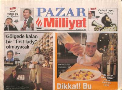 Milliyet Gazetesi Pazar Eki 26 Ağustos 2007 - Çağan Irmak Filminde Okullu Minikler - Bulmaca Eki GZ95438 - 1