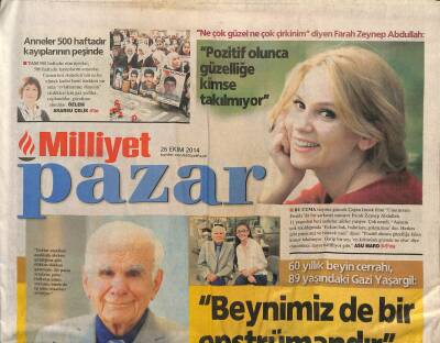Milliyet Gazetesi Pazar Eki 26 Ekim 2014 - Melekler Şehri Tayland GZ117144 - 1