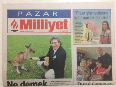 Milliyet Gazetesi Pazar Eki 27 Şubat 2005 - Can Dündar,Ne Demek İstiyorsun Yabancı GZ24559 - 1