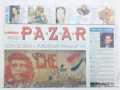 Milliyet Gazetesi Pazar Eki 27 Temmuz 1997 - Son Slogan Puroistler Havanaya GZ41557 - 1