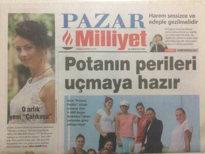 Milliyet Gazetesi Pazar Eki 28 Ağustos 2005 - Potanın Perileri Uçmaya Hazır GZ38619 - 1