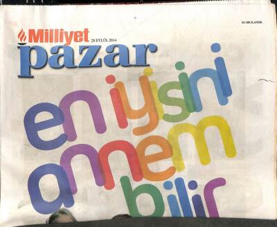 Milliyet Gazetesi Pazar Eki 28 Eylül 2014 - Rıza Kocaoğlu Ben Vicdandan Yanayım GZ104981 - 1