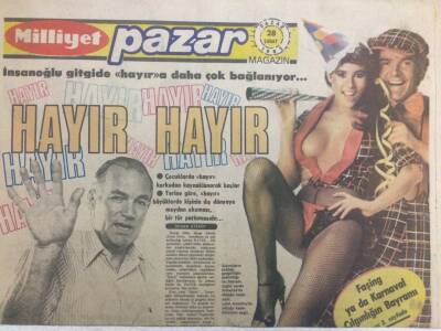 Milliyet Gazetesi Pazar Eki 28 Şubat 1982 - Yılın Şarkılarından Oluşan Konser Çok Büyük İlgi Gördü GZ35876 - 1