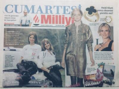Milliyet Gazetesi Pazar Eki 29 Aralık 2007 - Türkiyenin En Süratli Kızları GZ47527 - 1