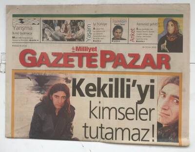 Milliyet Gazetesi Pazar Eki 30 Ocak 2000 - Murat Kekilliyi Kimseler Tutamaz ! GZ8468 - 1