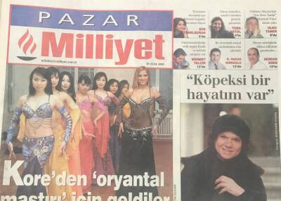Milliyet Gazetesi Pazar Eki 30 Ocak 2005- Koreden Oryantel Mastırı İÇin Geldiler GZ36441 - 1