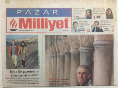 Milliyet Gazetesi Pazar Eki 7 Mart 2004 - Rıfat ÖzbekBıraktım Ama Unutulmadım GZ24533 - 1