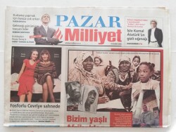 Milliyet Gazetesi Pazar Eki 9 Kasım 2008 - Fosforlu Cevriye Sahnede - GZ45900 - 2