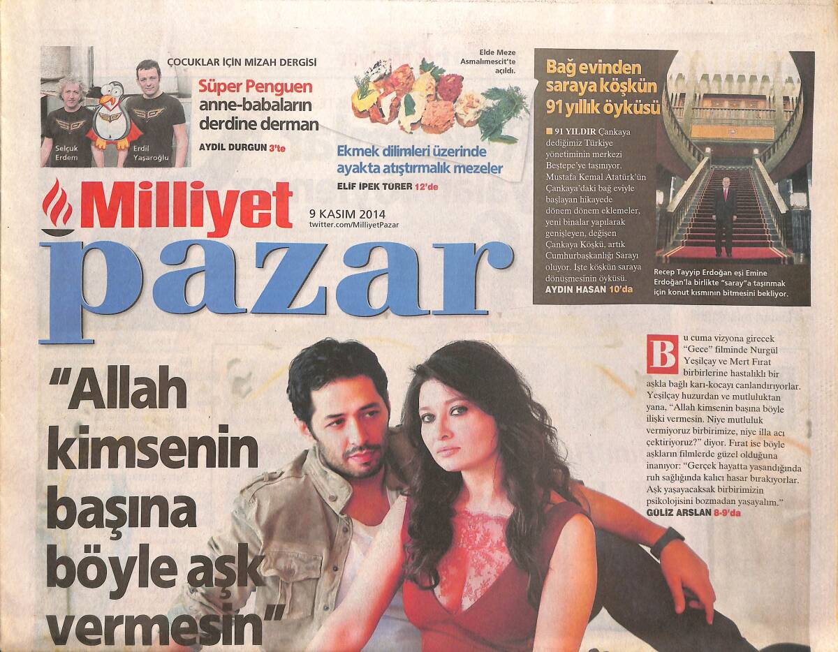 Milliyet Gazetesi Pazar Eki 9 Kasım 2014 - En Çok Kazanan Kadınlar Listesine Yorumlar - İlber Ortaylı 