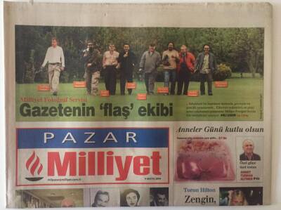 Milliyet Gazetesi Pazar Eki 9 Mayıs 2004 - Yönetmen Türker İnanoğlu Beni Gişeler Alkışladı GZ22599 - 1