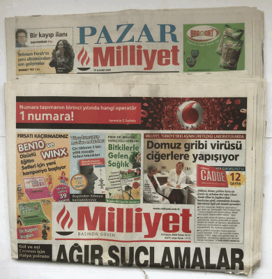 Milliyet Gazetesi Pazar Eki İle 15 Kasım 2009 - Domuz Gribi Virüsü Ciğerlere Yapışıyor GZ5649 - 2