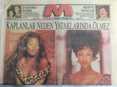 Milliyet Gazetesi Pazar Magazin Eki 11 Ekim 1992 - Hülya İle Maideden Tanjulu Dedikodular GZ21604 - 1