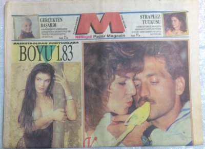 Milliyet Gazetesi Pazar Magazin Eki 4 Ekim 1992 - İbrahim Tatlıses Bülent Ersoy Abim Sayılır GZ21606 - 1