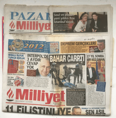Milliyet Gazetesi Pazar Ve Cadde Eki İle 18 Aralık 2011 - 11 Filistinliye Gizli Adres GZ5874 - 2